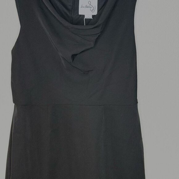 Sam Edelman Cady Drape Neck Mini Dress in black NWT - Women’s US 12 - Picture 4 of 8